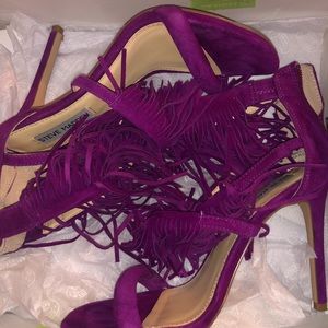 Fringe heels, Steve Madden